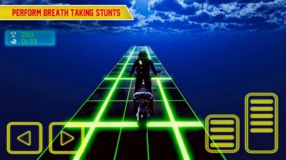 crazy bike in light tracks1