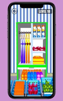 衣柜组织填充排序3D1