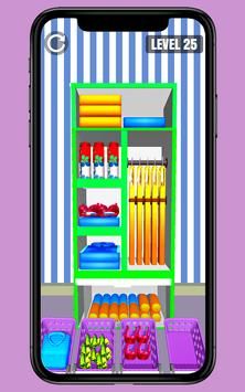 衣柜组织填充排序3D2