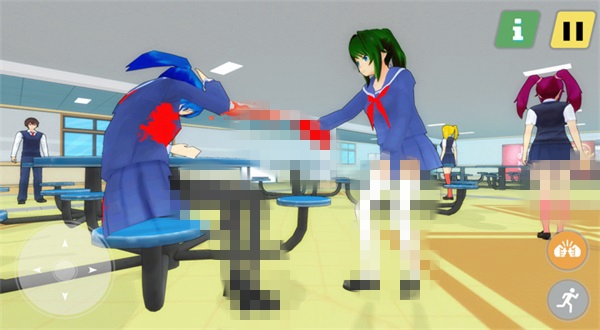 虚拟动漫高中女生0