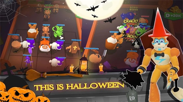 万圣节合并蓝色怪物3