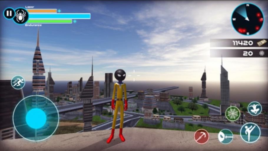 城市英雄火柴人0