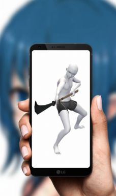 绘制动漫姿势3D1