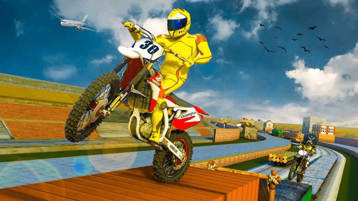 狂野极速摩托特技0