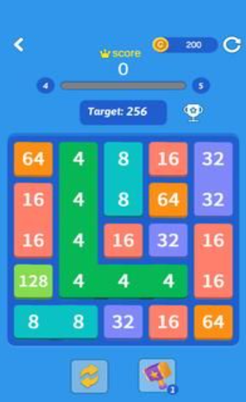 2048方块轻敲1