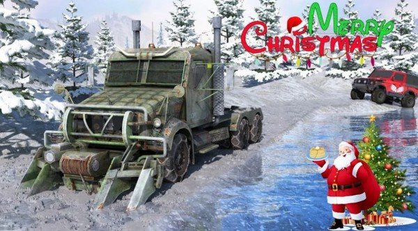 圣诞雪地卡车模拟器2