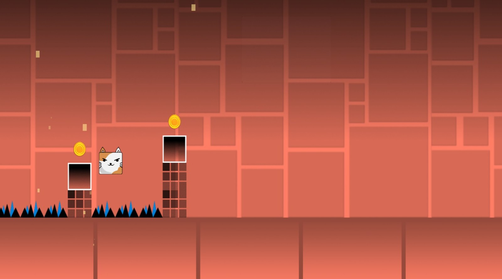 萌喵酷跑方块冲刺2