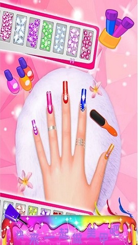 时尚女孩迷你美甲 时尚女孩迷你美甲