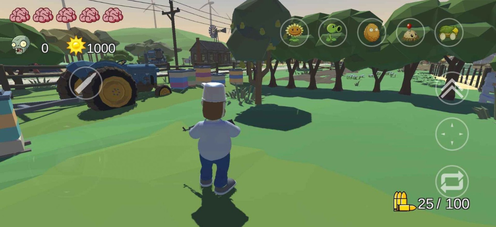 火山哥哥植物大战僵尸3D版1