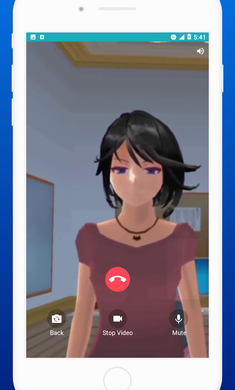 樱花校园虚拟来电1