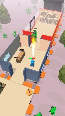 火车防御僵尸生存1