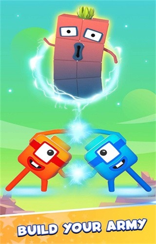 合并数字立方体奔跑0