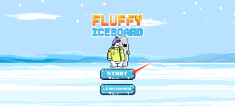 像素北极熊滑雪.png 像素北极熊滑雪.png