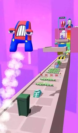 字母金钱跑酷（Alphabet Run: Money Race）2