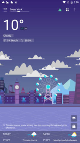 365桌面天气预报1