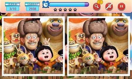 熊出没疯狂找不同（熊出没找茬）0