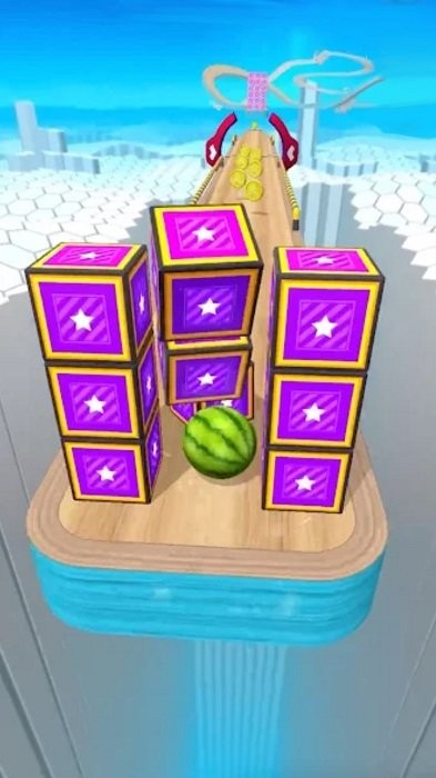 天空滚动的球球3