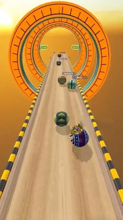 天空滚动的球球4