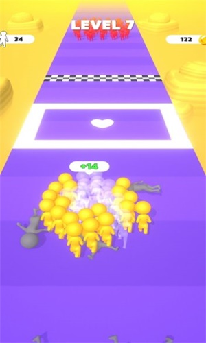 人群数量增长跑0