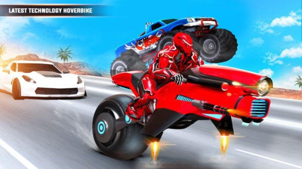 飞警自行车比赛2