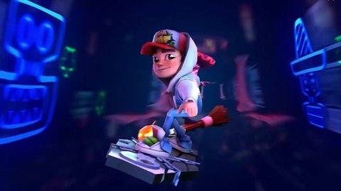 地铁跑酷万圣节版（Subway Surf）3