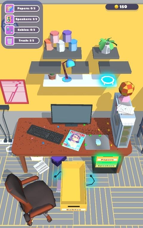 3D办公桌摆放模拟器1