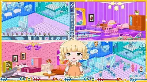 芭比公主城堡房间装饰1