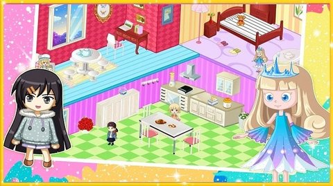 芭比公主城堡房间装饰2