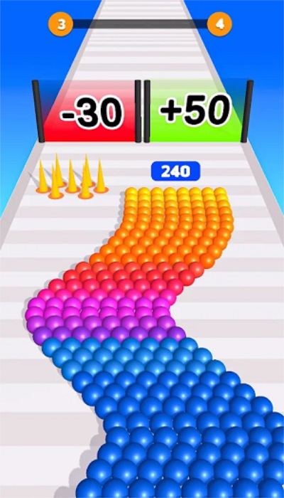 彩球跑比赛大师3D2