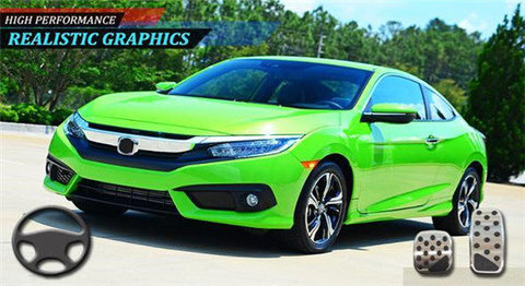 汽车急速驾驶（HondaCivicRacingSimulator）1