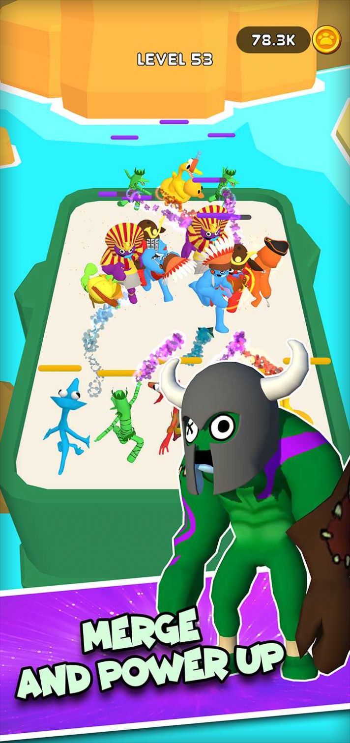 合并彩虹蓝色怪物0