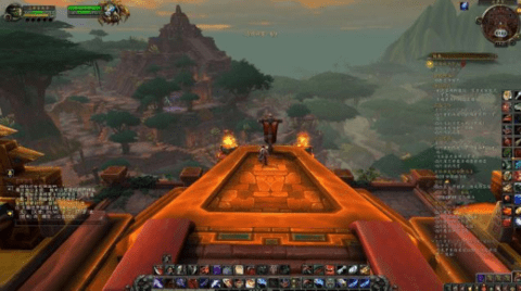 魔兽世界喷血效果1