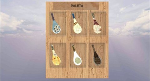 前墙球拍（Paleta Fronton）0