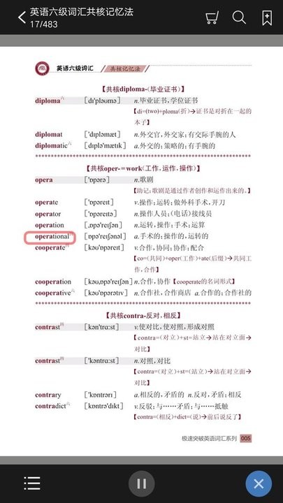 英语六级词汇共核记忆法2