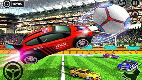 汽车足球比赛1