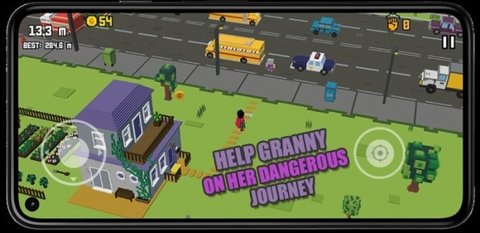 暴躁的老奶奶疯狂之路（Crossy Granny）2