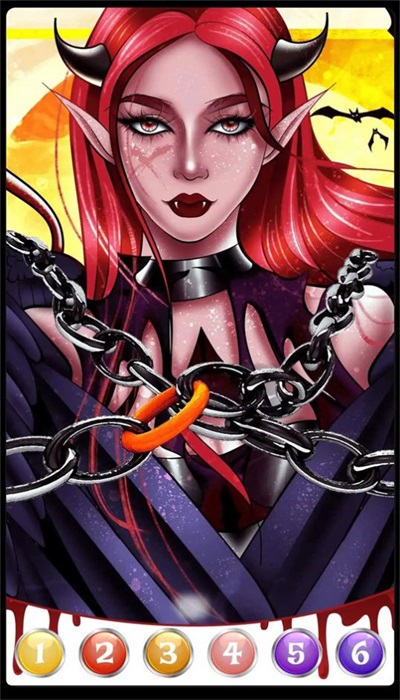 深色按数字填色1