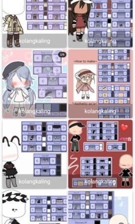 加查俱乐部主题服饰（Gacha Club life clothes ideas）0