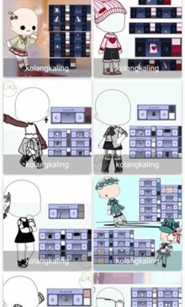 加查俱乐部主题服饰（Gacha Club life clothes ideas）1