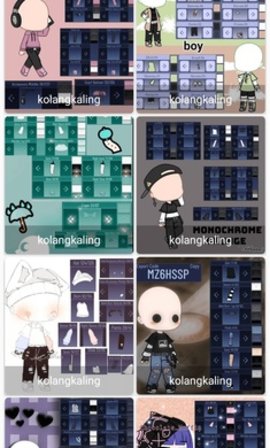 加查俱乐部主题服饰（Gacha Club life clothes ideas）2