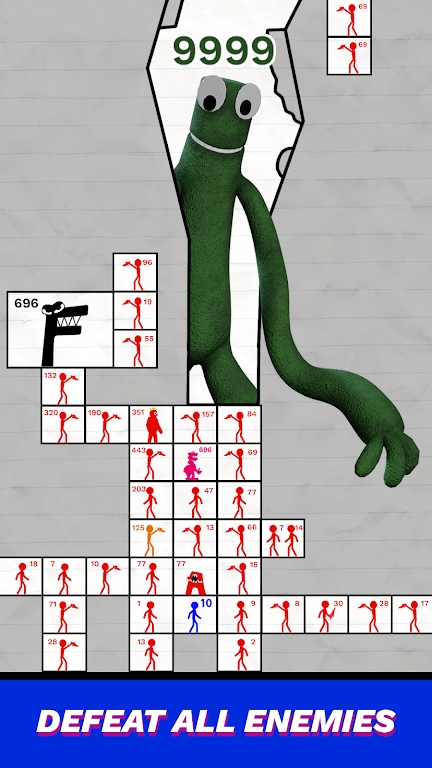 火柴人战斗强大的塔防战争0