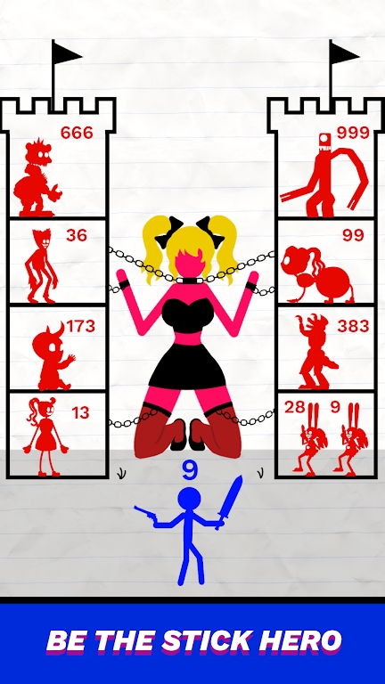 火柴人战斗强大的塔防战争1